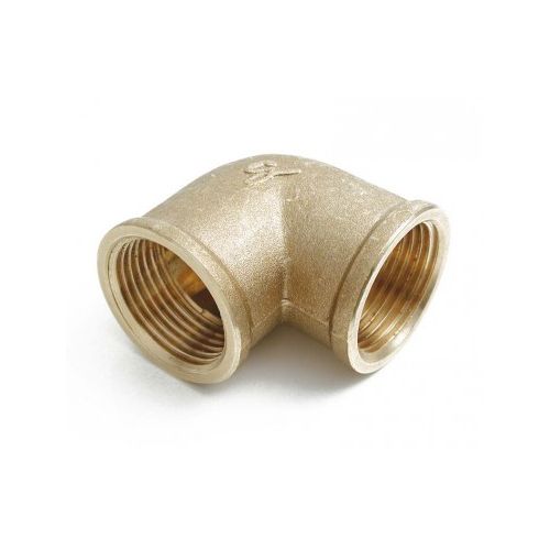 Žalvarinė alkūnė 90° vidus / vidus, 1 1/4''