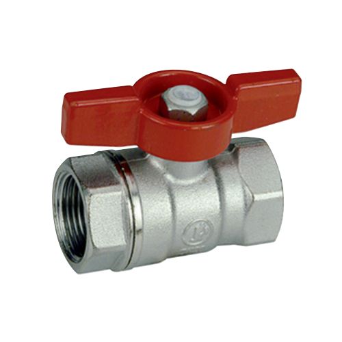 Rutulinis ventilis tiesus 3/4'' vidus/vidus trumpa rankena GIACOMINI