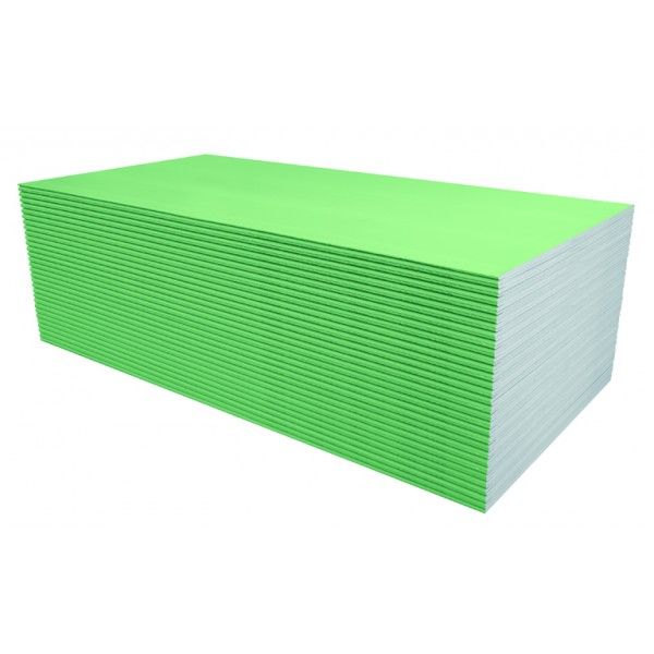 Gipso kartono plokštė atspari drėgmei GKBI 12,5 x 1200 x 2000 mm