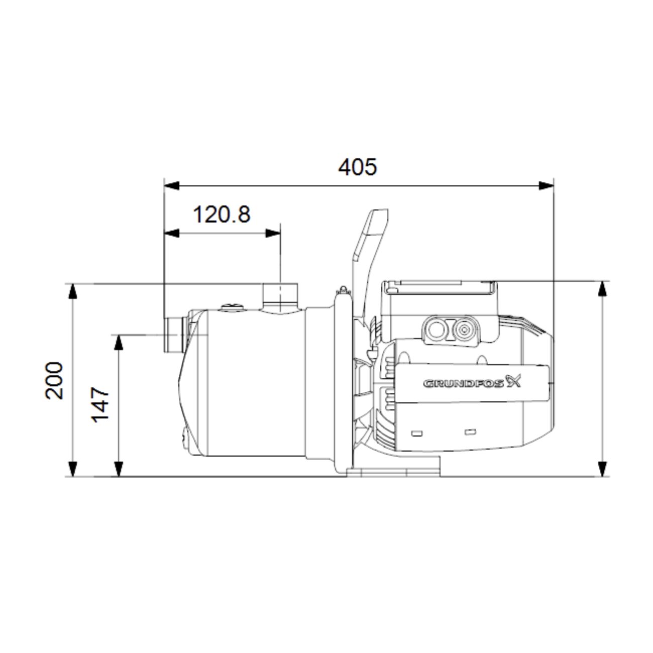 Savisiurbis siurblys JP 4-47 GRUNDFOS