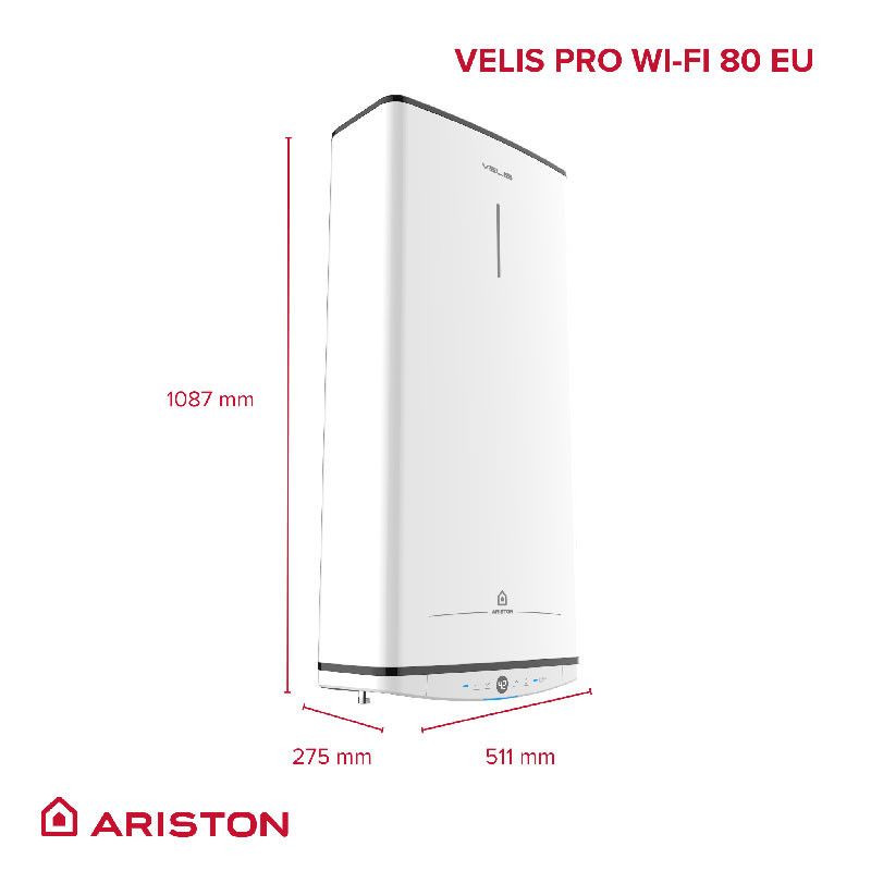 Elektrinis vandens šildytuvas Ariston Velis PRO WIFI 80