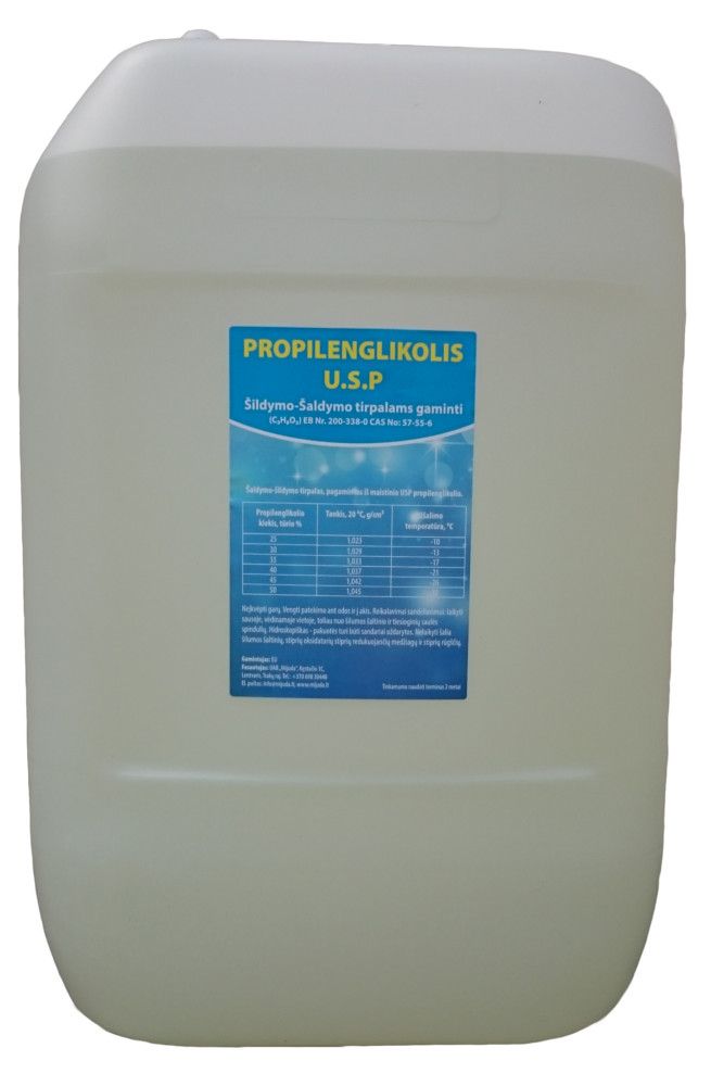 Konc. propilenglikolis skystis šildymo sistemai 5 kg / 4,5 l (nekenksmingas)