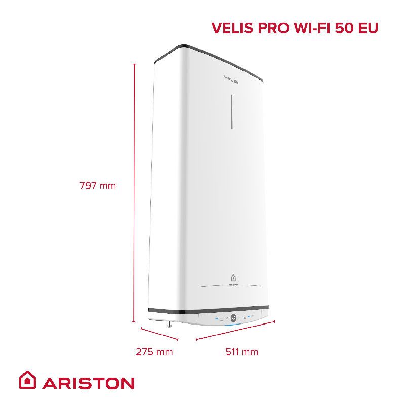 Elektrinis vandens šildytuvas Ariston Velis PRO WIFI 50