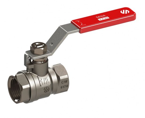 Rutulinis ventilis tiesus 1 1/4'' vidus/vidus ilga rankena