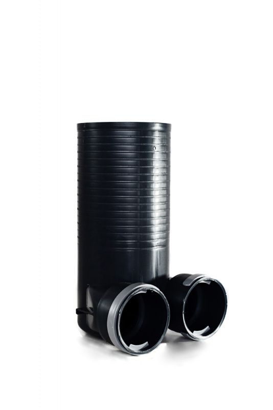 Difuzoriaus dėžė lanksčiam ortakiui 75 mm, 2 žiedų, plastikinė