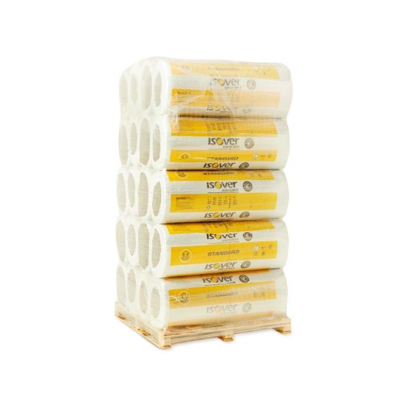 Mineralinė vata Isover STANDARD 42 ROLL 50 x 2 x 7000 x 1220 mm