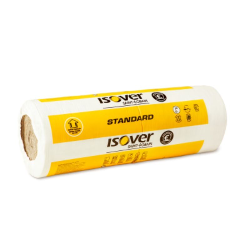 Mineralinė vata Isover STANDARD 42 ROLL 50 x 2 x 7000 x 1220 mm
