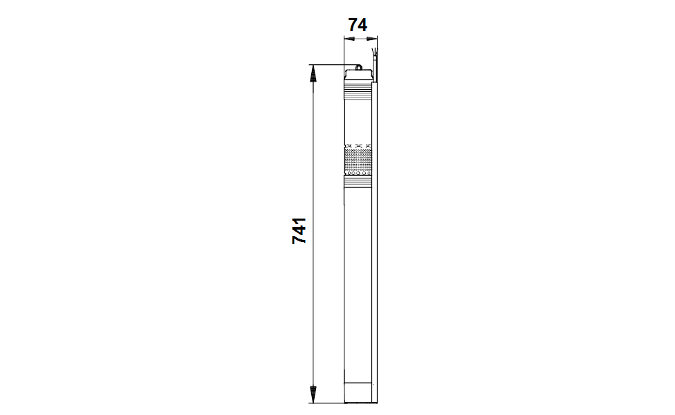 Giluminis siurblys gręžiniui SQE 2-55 GRUNDFOS